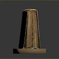 Vintage Brown Wooden Furniture Display Stand With Old Book Decoration
