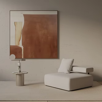 modern leisure chair 3d model