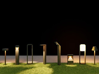 Lawn lamp garden lamp outdoor garden lamp landscape lamp 3d model