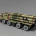 PHL 03 long range rocket launcher PHL03 03 rocket launcher multiple rocket launcher 3d model