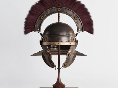 European-style medieval helmet 3d model