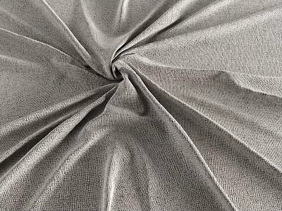 Gray Fabric With Wrinkled Texture Glossy Finish And Soft Material Quality 3d model