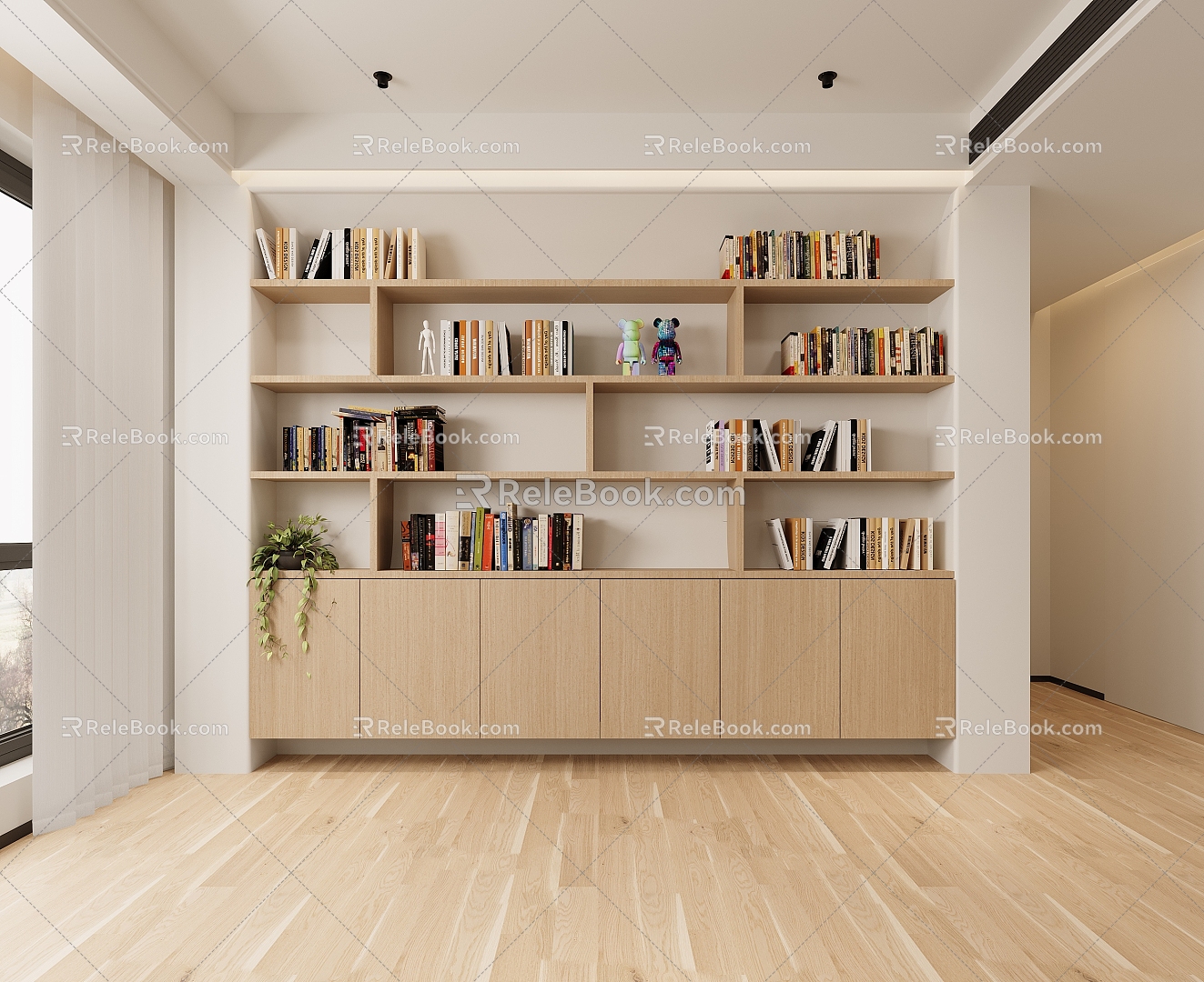 Bookcase 3d model