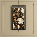 French decorative painting 3d model