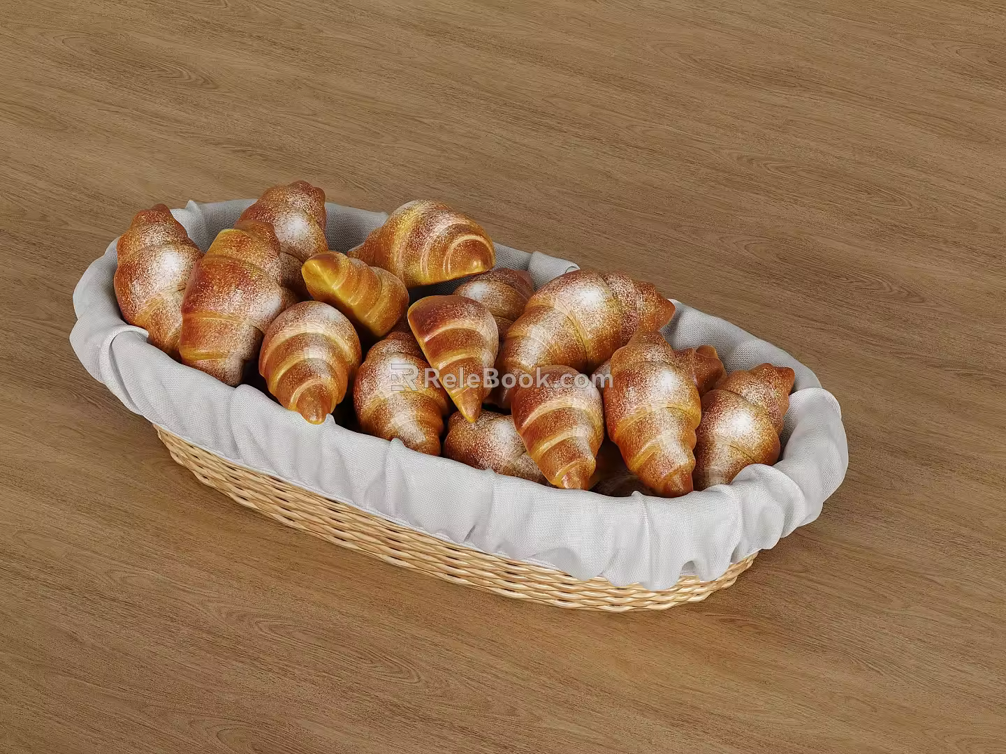 Bread 3d model