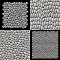 Natural Stone And Wood Texture Patterns With Various Arrangement Designs For Decor