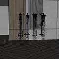 Modern Shower 3d model
