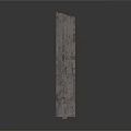 Two Gray Concrete Pillars Standing Side by Side in Structural Construction Design