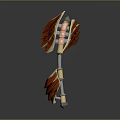 Tomahawk Axe Wooden Axe Handle Axe Mountain Axe Chopping Wood Axe Chopping Wood Axe Magic Axe 3d model