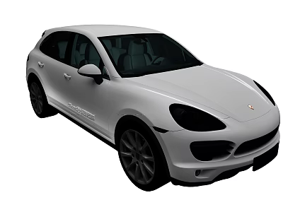 White SUV Car With Sleek Exterior Design Modern Front Fascia And Stylish Wheels 3d model