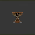 Rustic Wooden Bench With Solid Wood Top Metal Bracket Legs And Decorative Ropes