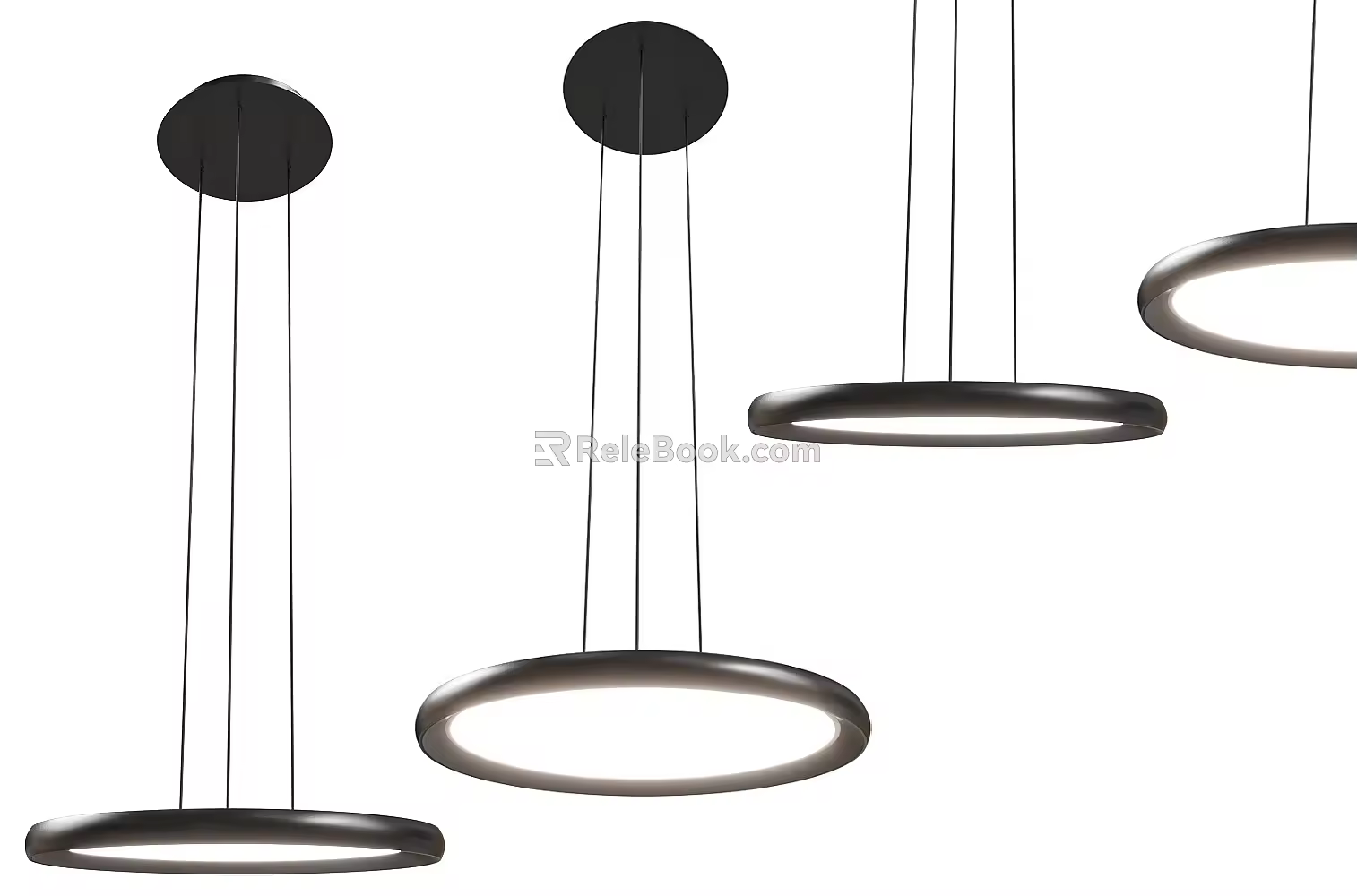 Modern Minimalist Metal Round Chandelier Minimalist Round Chandelier Creative Bar Round Chandelier UFO Round Chandelier Nordic Minimalist Round Chandelier 3d model