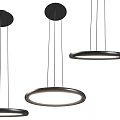 Modern Minimalist Metal Round Chandelier Minimalist Round Chandelier Creative Bar Round Chandelier UFO Round Chandelier Nordic Minimalist Round Chandelier 3d model