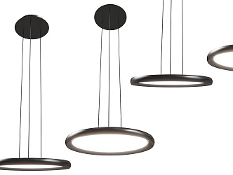 Modern Minimalist Metal Round Chandelier Minimalist Round Chandelier Creative Bar Round Chandelier UFO Round Chandelier Nordic Minimalist Round Chandelier 3d model