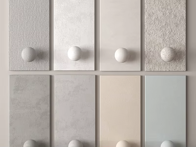 Building Exterior Wall Design With Various Textures And Neutral Color Options For Modern Architecture 3d model