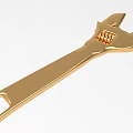 Gold Decorative Wrench Ornaments Set for Home Living Room Decoration Accessories