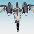 Sci-fi fighter aircraft aviation vehicle fighter sci-fi technology bomber fighter space future 3d model