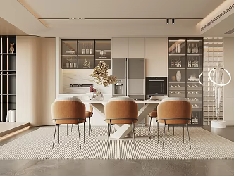 Modern Restaurant 3d model