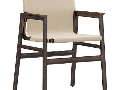 Poliform modern single chair 3d model