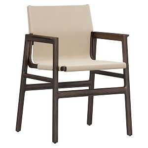 Poliform modern single chair 3d model