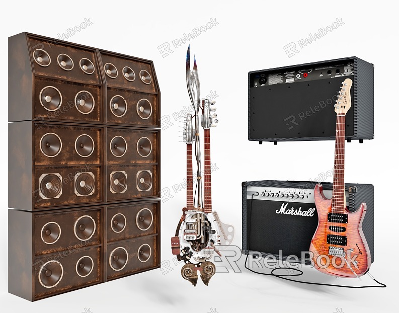 Modern Musical Instrument Guitar model