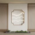 New Chinese style porch lattice partition 3d model
