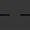 Sturdy Nunchucks With Black Handles Gold Accents And Chain For Household Use