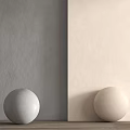 Micro-cement wall surface 3d model