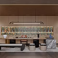 Modern Luxury Executive Office With Spacious Lounge Area And Large City View Windows