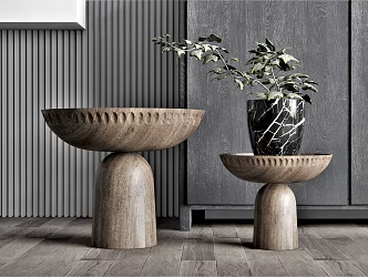Modern Side Table Side Table Corner Table Coffee Table Side Table Coffee Table Decorative Table Plant Flower Pot Vase 3d model
