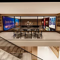 Spacious Tobacco And Liquor Store Interior With Moutai Products Red Packages And Shelves