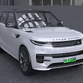 White SUV With Black Roof Black Wheels And Modern Exterior Design