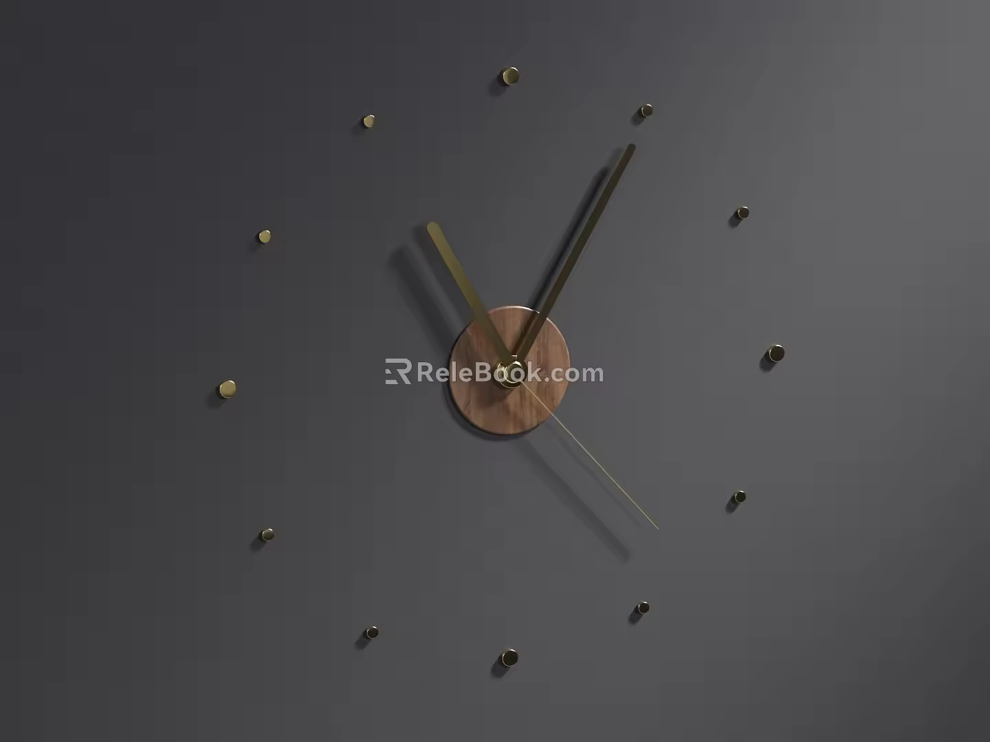 Modern Clock 3d model