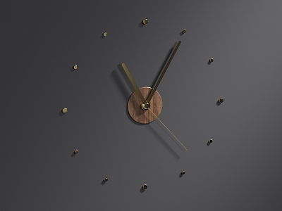 Modern Clock 3d model