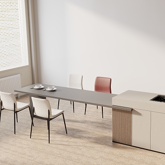 Modern table combination 3d model