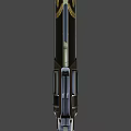 Ornate Black Revolver Featuring Gold Decorative Patterns And Silver Engraved Grip