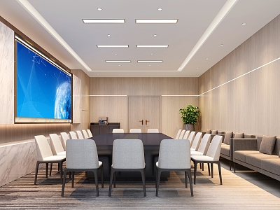 Modern Conference Room Company Office Large Conference Room Negotiation Room model