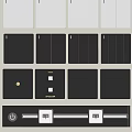 Modern switch socket 3d model
