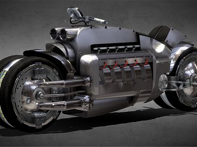 Modern Motorcycle Science Fiction Motorcycle Future Motorcycle model