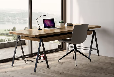 Modern desks and chairs desks and chairs 3d model