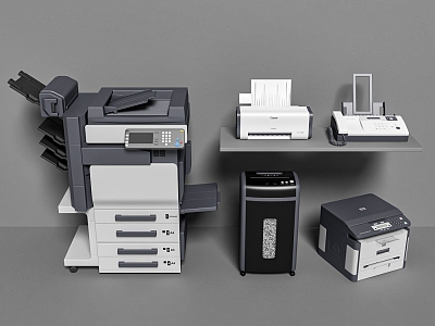 printer copier fax machine shredder model