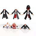 Action Figure Clothing Accessories With Various Styles Long Coats Hooded Coats And Short Sleeves