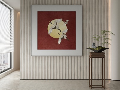 New Chinese Decorative Painting 3d model