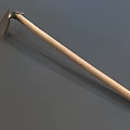 Hoe farm tools rake iron pick agricultural equipment farming tools agricultural tools low face number low model simple model game film and television level super realistic 3d model