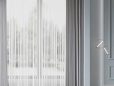 Curtain Fabric Curtain 3d model