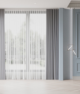 Curtain Fabric Curtain 3d model