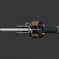 Modern Sword Engineering Sword Mechanical Sword Officer Sword 3d model