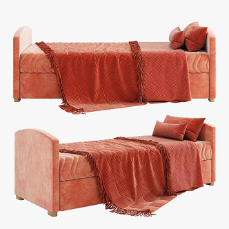 Single Bed 3d model