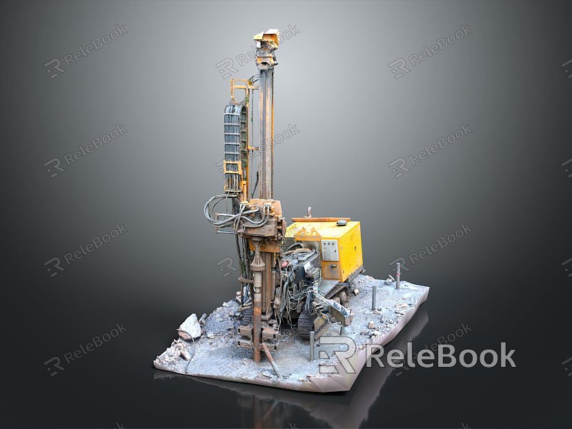 Modern Drilling Platform Oil Drilling Platform Oil Platform Offshore Platform model