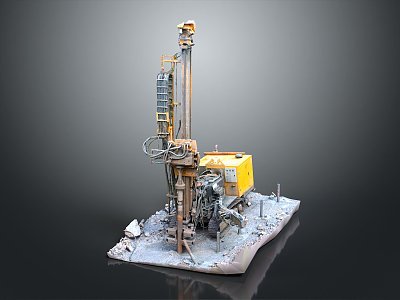 Modern Drilling Platform Oil Drilling Platform Oil Platform Offshore Platform 3d model